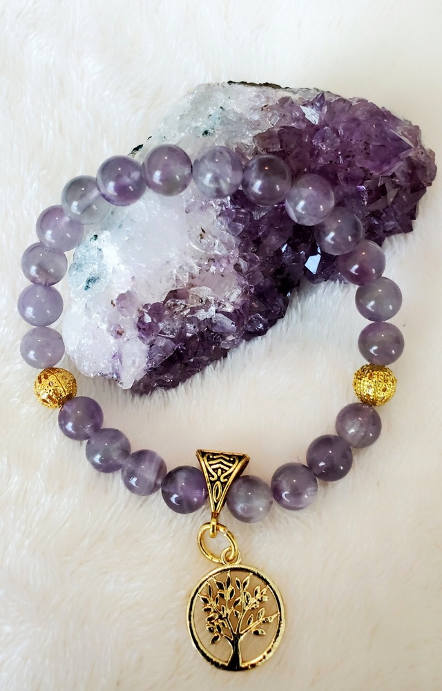 Crystal Healing Bracelet: Amethyst